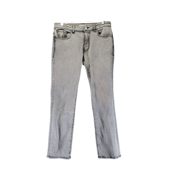 Warp + Weft Jeans Mens 31x30 Grey AMS Amsterdam Slim Stretch Denim - Picture 1 of 12